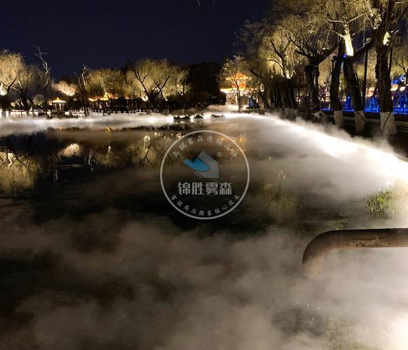 人造雾景观 为春日风情添一场流动的诗意